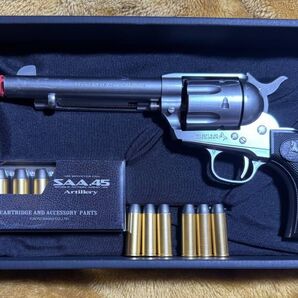 東京マルイ 低年齢エアリボルバープロ SAA.45 シビリアン 5 1/2インチ シルバー