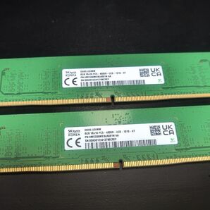 DDR5-4800 16GB(8GB 2枚)デスクトップメモリ PC5-38400 pc5-4800b-sc0-1010-xt
