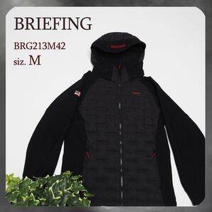 BRIEFING GOLFブリーフィングゴルフ MENS HYBRID PADDED JAKET ハイブリッドダウンジャケット 黒