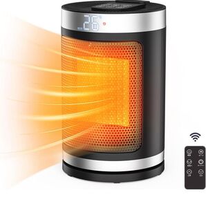 セラミックヒーター 電気ヒーター セラミックファンヒーター 大風量 左右首振り 3段階温度調節 1-12Hタイマー設定機能