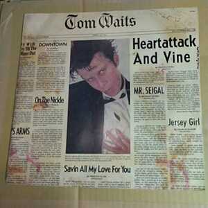 Tom Waits「heartattack and vine」洋LP 1988年ブラジル盤★トム・ウェイツ