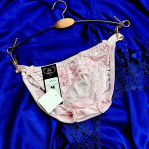 BISHO Co.,Ltd. ラッセルフリルレースサイドストリングパンティ ピンク Mサイズ