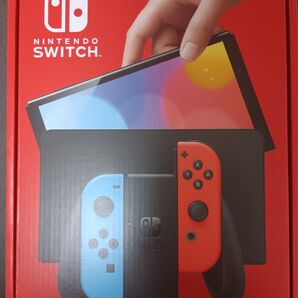 Nintendo Switch 有機ELモデル ネオンブルー ネオンレッド 未使用 店舗印あり