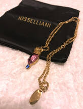 ●IOSSELLIANI(イオッセリアーニ)コスチュームアクセサリー パンサーモチーフ ペンダント●中古美品●_画像1