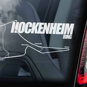 ◆送無【ホッケンハイムリンク Hockenheimring Circuit】外張り@カーステッカー@200 x 100mm@外貼り@カー ステッカー シール F1@B 3123