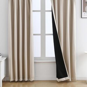 ☆防音 防寒★ 1級遮光 カーテン 178×100cm 2枚組