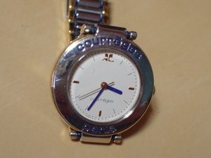珍品　デザイン　クレージュ　女性用腕時計　ホワイト　薄型