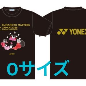 熊本マスターズ 限定 完売 Tシャツ バドミントン YONEX ヨネックス ブラック くまモン