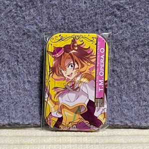ウマ娘 新時代の扉 ホイルまるかくカンバッジ テイエムオペラオー 缶バッジ スクエア缶バッジ