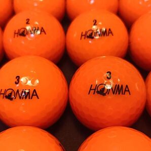 【美品】【売尽】ホンマD1 20球 オレンジ ロストボール ゴルフボール HONMA