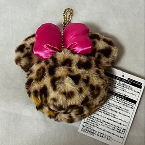 ディズニー ヒョウ柄 レオパード ミニー ポーチ 新品