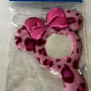 ディズニー ヒョウ柄 レオパード ミラー ミニー ピンク