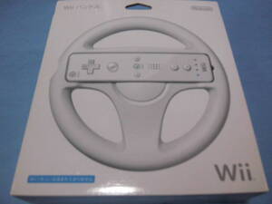 ☆Wii周辺機器___Wiiハンドル(RVL-024) 元箱・説明書付き___マリオカート