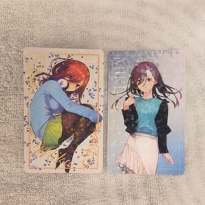 五等分の花嫁 中野三玖 goto akiba アトレ秋葉原 ノベルティカード