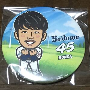 埼玉西武ライオンズ 100m シークレット モバガチャ 第3弾 埼玉県民の日ver ガチャ 缶バッジ 本田圭佑 45 オリックスバッファローズ