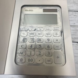 CASIO 電卓 限定 コラボ ホワイト マーブル