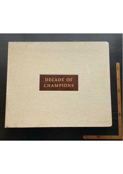 画集:『DECADE OF CHAMPIONS』by Richard Stone Reeves (1980年) 英文