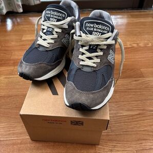 New Balance M991 V2 Made in England UK製 ネイビー グレー 箱付き。