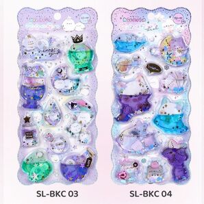 サービス品 ウォーターインシール グリッターシール キャラクターシール2枚セット