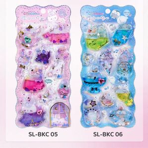 サービス品 ウォーターインシール グリッターシール キャラクターシール2枚セット