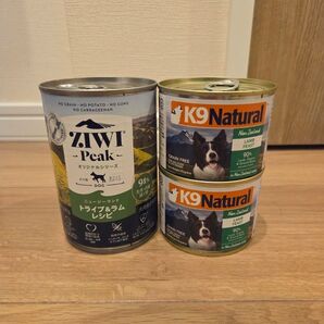 ziwi トライプ&ラムレシピ、k9Natural ラム 缶詰