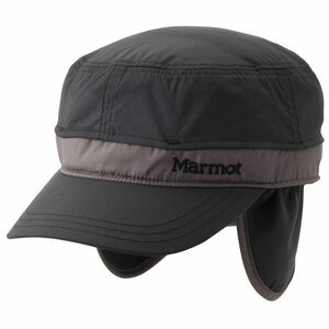 *Marmot Marmot Work cap black L ear attaching protection against cold size adjustment 2WAY trekking outdoor hat fishing year warm 