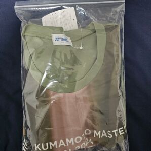 YONEX 熊本マスターズジャパン2024 ロ ングTシャツ XO グリーン ロンT