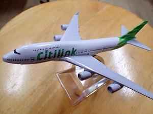  City link (Citilink)_ B747| model airplane ( die-cast made )