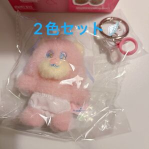 rom&nd ロムアンド ネオムーンシークレットキーリングボックス ピンク ミント スリーピーテディ 2個セット