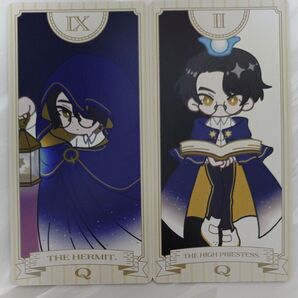 QuizKnock 2025TDCの持ち帰り謎に付属しているタロットカード(IX、Ⅱ)