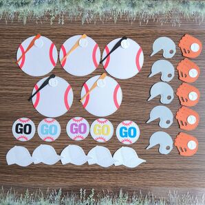 野球 ペーパークラフト 卒団 アルバム