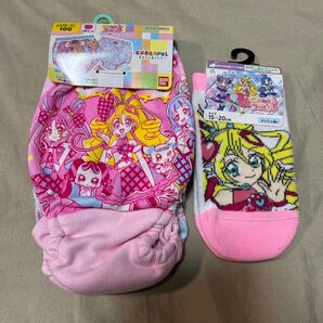 キミとアイドルプリキュア きゃらふるインナー ショーツ 100cm キュアアイドル メッシュ編み 靴下 ソックス 新品 未使用
