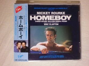 税表記無し帯 『Eric Clapton/Homeboy～Music From The Motion Picture Soundtrack(1989)』(1989年発売,VJD-32110,廃盤,国内盤帯付)