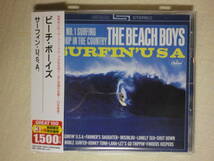 『The Beach Boys/Surfin’ USA+1(1963)』(2005年発売,TOCP-53525,国内盤帯付,歌詞対訳付,Misirlou,Shut Down)_画像1