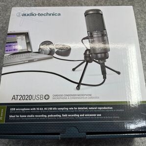 【匿名配送・送料無料】AT2020USB+ コンデンサー マイク スタンド付き オーディオテクニカ audiotechnica