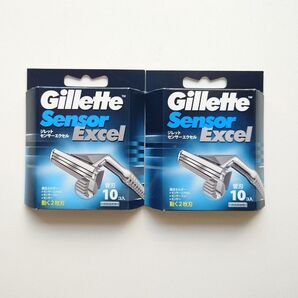 Gillette Sensor Excel ジレット センサーエクセル 替刃 10コ入 2個セット