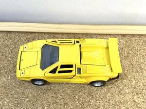  postage 520 jpy! valuable WELLY Lamborghini Ran borugi- two minicar yellow 