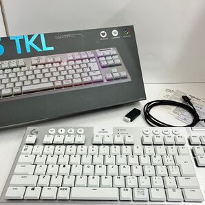 ロジクール G913 テンキーレスLIGHTSPEEDワイヤレスキーボード タクタイル G913-TKL-TCWH (ホワイト)