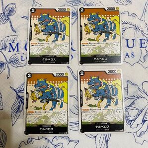 ワンピースカード ケルベロス OP06-087 C4枚 黒 スリラーバーグ海賊団 双璧の覇者 ワンピースカードゲーム