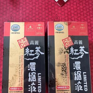 一和紅参6年根高麗紅参濃縮液リミテッド240g x 2個