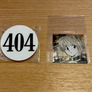 冨樫義博展 クラピカ ナンバープレート ステッカー ハンターハンター HUNTER×HUNTER 冨樫義博 バッジ