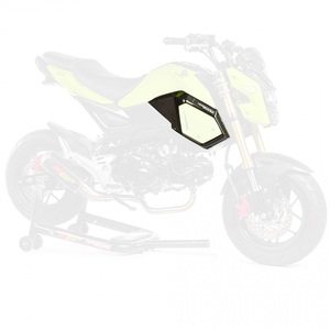 グロム 2017- サイドカウルカバー カーボン HOT BODIES RACING CARBON FIBER SIDE COWL - HONDA GROM SF 125 (2017+) USDM