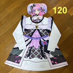 新品 120cm アイドル プリキュア なりきりワンピース スカート 衣装