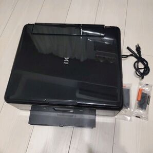 【ジャンク】Canon PIXUS TS6330本体 電源ケーブルとインクカートリッジ付き ブラック