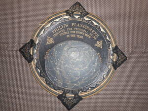 即決アンティーク1900年頃『英国星座早見盤』天球図、天文、星座早見盤、星図、星座図絵Star map, Planisphere, Celestial atlas