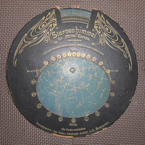 即決1910年頃『ハンガリー星座早見盤』アンティーク、天球図、天文、星座早見盤、星図、星座図絵Star map, Planisphere, Celestial atlas