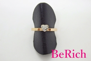  Folli Follie Folli Follie heart motif ring ring 8 number plating Logo jewelry accessory [ used ]ba1768