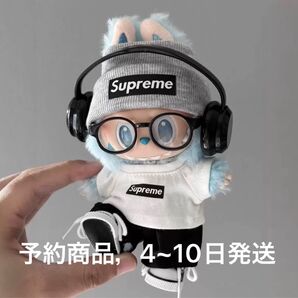 labubu洋服ラブブぬいぐるみ着 17cm 着せ替え服 ファッション 6点セット