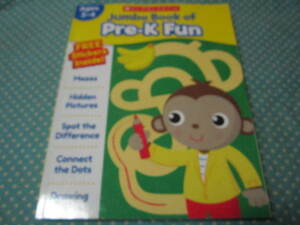  foreign book Jumbo Book of Pre-K Fun (3 -years old from 4 -years old degree intellectual training book@ coating . mistake searching maze etc. )