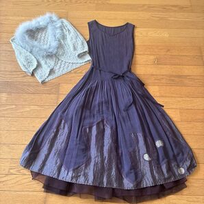 【定価8万】CHRISTIAN AUJARDワンピース&23区ボレロ パーティードレス